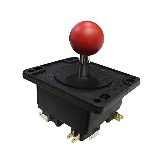 Happ Red Round Arcade Joystick with Microswitches 50-6084-112R00