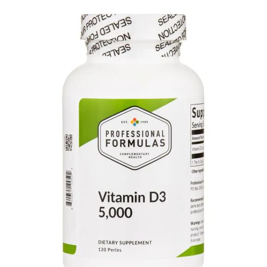 Professional Formulas Vitamin D3 5000 IU - 120 Perles