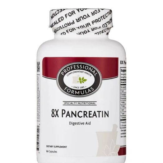 Professional Formulas 8x-Pancreatin - 60 Capsules