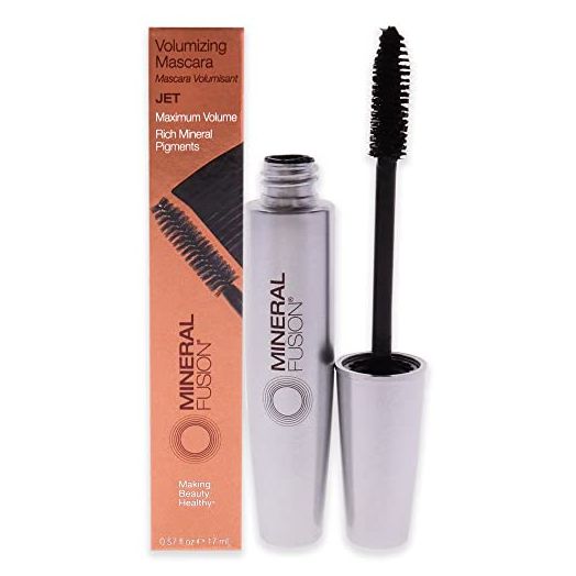 Mineral Fusion Volumizing Mascara, Jet, 0.57 Fl Oz (Pack of 1)