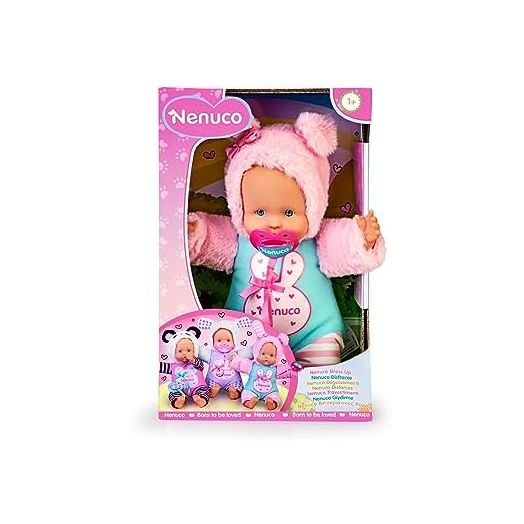 Nenuco Dress Up Baby Doll with Bunny Outfit, 12" Doll