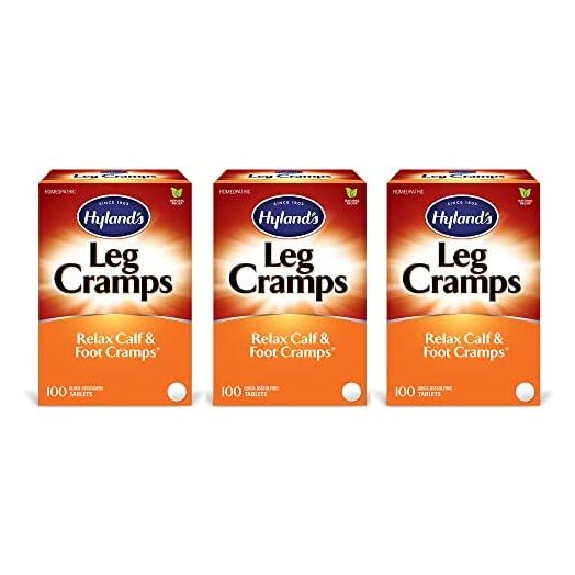 Hyland's Relax Calf and Foot Cramps, 100 Tablets each (Value Pack of 3)