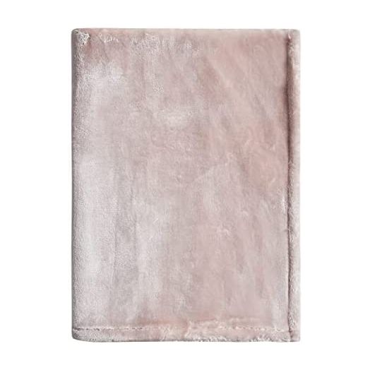 Mon Lapin Baby Blanket Super Plush Receiving Blanket for Boy or Girl - Newborn, Infant, and Toddler - Swaddling Cuddling Blanket in Bassinet, Crib, Stroller - 30 x 40 Inches (Rose)