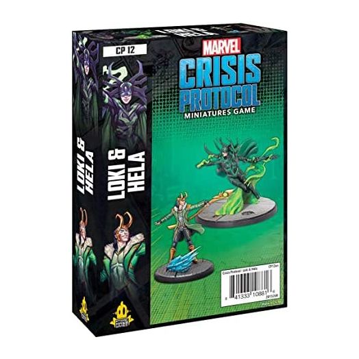 Marvel Crisis Protocol Loki and Hela CHARACTER PACK, Miniatures Battle Game, Strategy Game