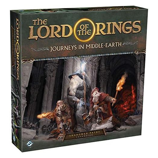 The Lord of the Rings Journeys in Middle-earth Shadowed Paths Board Game EXPANSION - Adventure Board Game for Kids and Adults, Ages 14+, 1-5 Players, 60+ Minute Playtime, Made by Fantasy Flight Games