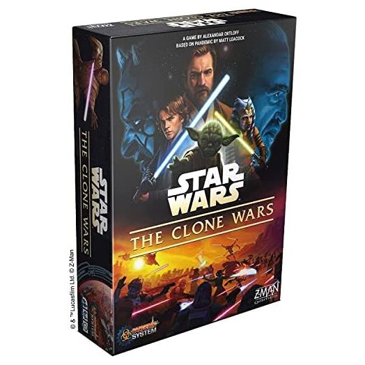 Star Wars The Clone Wars Board Game | A Pandemic System | Tactical Strategy Game for Adults and Teens | Ages 14+ | 1-5 Players | Average Playtime 60 Minutes | Made by Z-Man Games