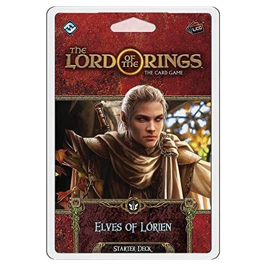 Fantasy Flight Games Lord of The Rings The Card Game Elves of Lorien Starter Deck, Cooperative Game
