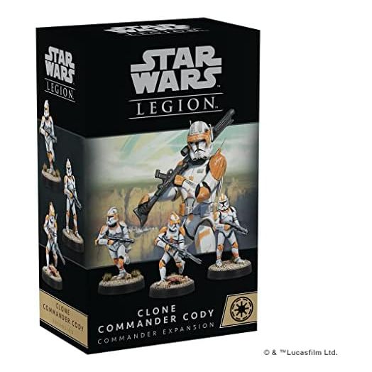 Star Wars Legion Clone Commander Cody Expansion | Two Player Battle Game | Miniatures Game | Strategy Game for Adults and Teens | Ages 14+ | Average Playtime 3 Hours | Made