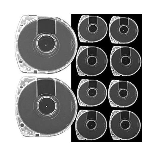 10 x Replacement UMD Game Disc Storage Case Crystal Clear Case Shell for PSP 1000 2000 3000