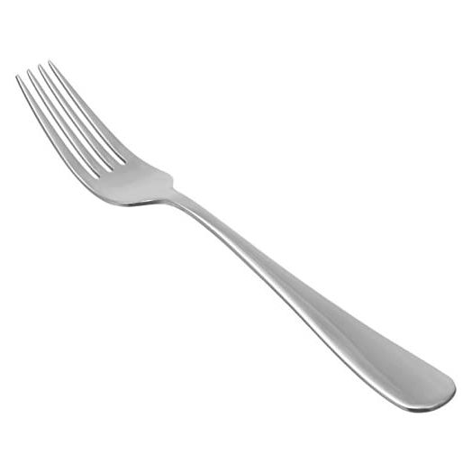 Amazon Basics Stainless Steel Dinner Forks with Round Edge, Pack of 12