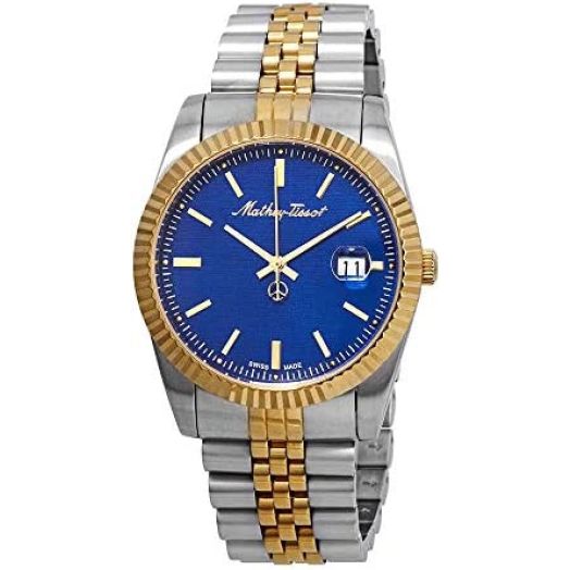 Mathey-Tissot Rolly III Blue Dial Men's Watch H810BU
