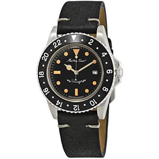 Mathey-Tissot Rolly Vintage Black Dial Mens Watch H900ALN