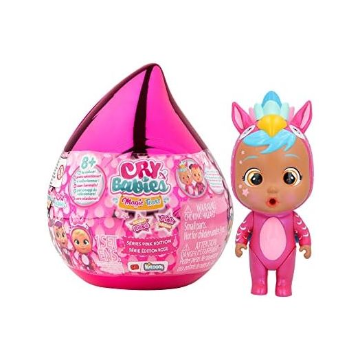 Cry Babies Magic Tears Pink Edition - Special Edition Series | 8 Surprises, 8+ to Collect