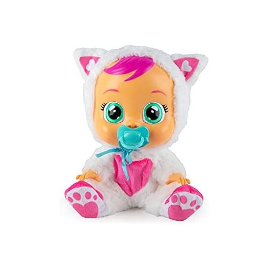 Cry Babies Daisy | Interactive Baby Doll Crying Real Tears with Pyjama - Toys & Lifelike Baby Doll for Kids +18 Months