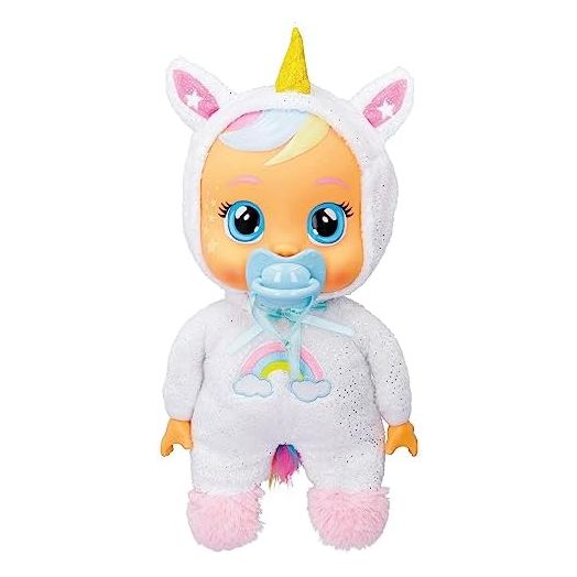 Cry Babies Goodnight Dreamy - Sleepy Time Baby Doll with LED Lights, for Girls and Boys Ages 18M and Up, Multicolor
