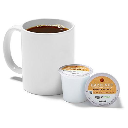 AmazonFresh 80 Ct. K-Cups, Hazelnut Flavored Medium Roast, Keurig K-Cup Brewer Compatible