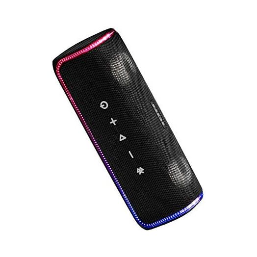 ION Audio Slam Jam-IPX7 Waterproof Bluetooth Speaker with Microphone, Rechargeable Battery, 15 Drum Sounds, Aux Input and USB Charge Port, Black