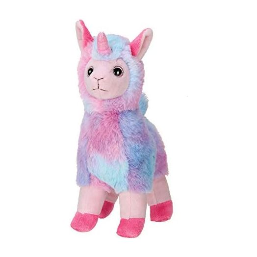 Bearington Luna Llamacorn The Rainbow Llama Plush, 10 Inch Llama Stuffed Animal