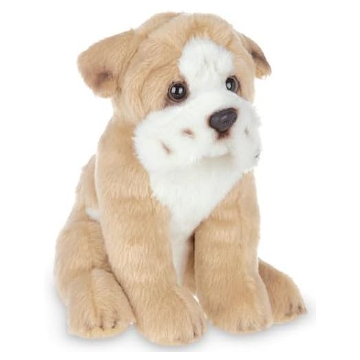 Bearington Lil' Tug The Bulldog Plush, 6.5 Inch Stuffed Bulldog