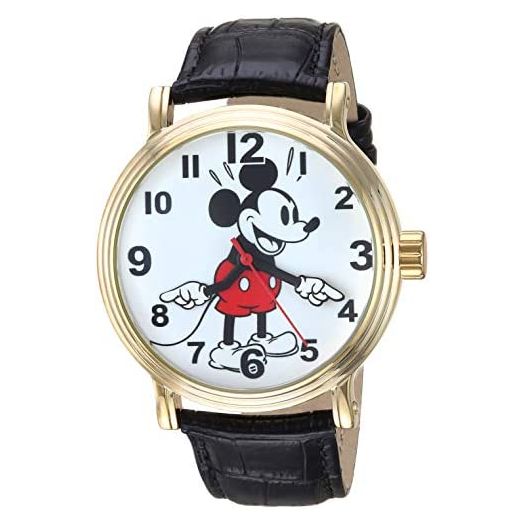 Disney Mickey Mouse Adult Vintage Articulating Hands Analog Quartz Watch