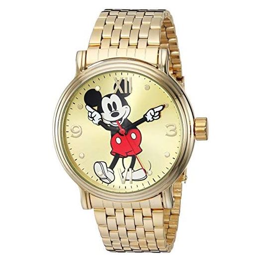 Disney Mickey Mouse Adult Vintage Articulating Hands Analog Quartz Watch