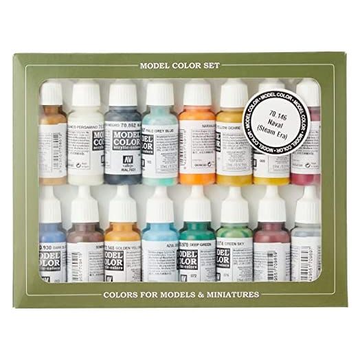 Vallejo Naval Steam Era Paint Set, 17ml