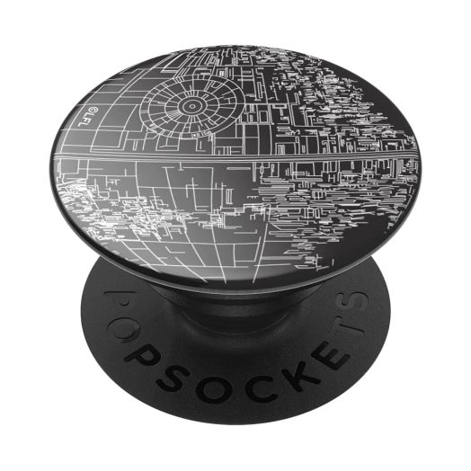 PopSockets Phone Grip with Expanding Kickstand, Star Wars - Death Star Alum