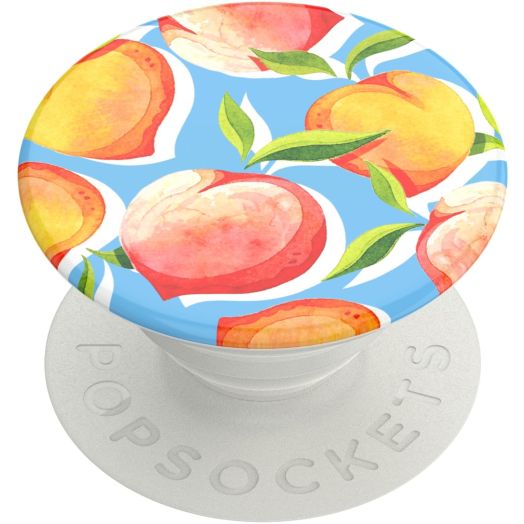 PopSockets Grip with Swappable Top for Cell Phones, PopGrip Just Peachy Gloss