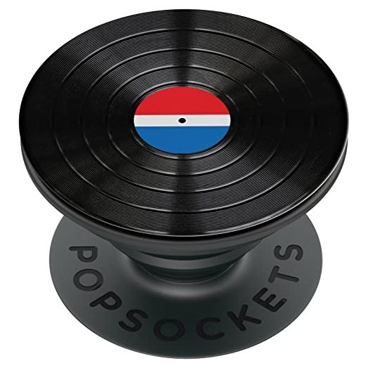 PopSockets Phone Grip with Expanding Kickstand, Backspin PopSocket, Spinning PopSockets - 45 RPM