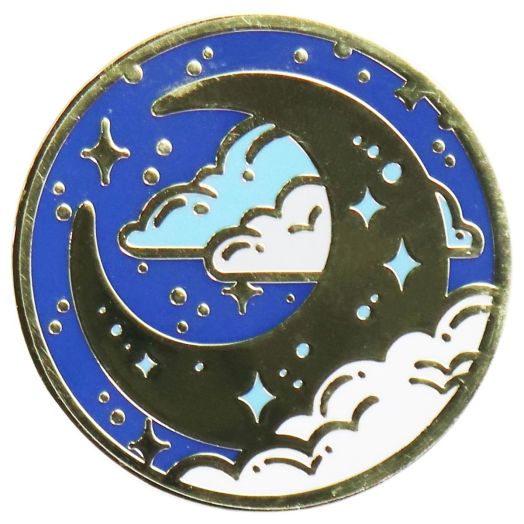 PopSockets Premium Grip with Swappable Top for Cell Phones, PopGrip Fly Me to Moon