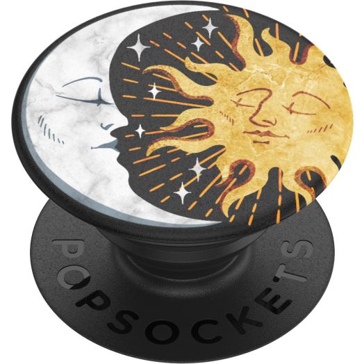 Popsockets Grip with Swappable Top for Cell Phones, PopGrip Sun and Moon