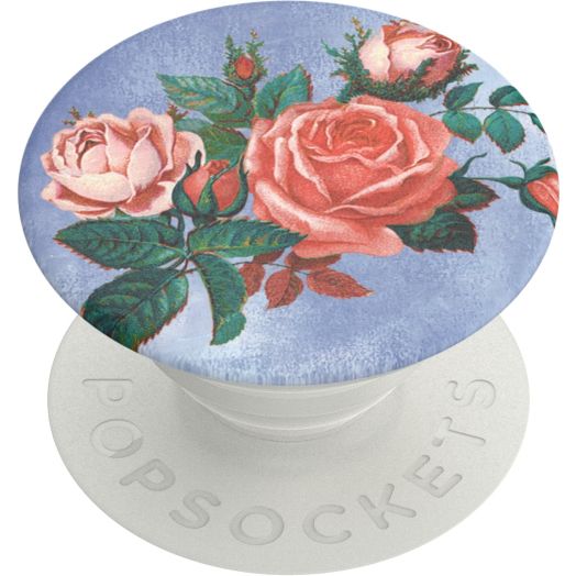 PopSockets Grip with Swappable Top for Cell Phones, PopGrip Kissed by a Rose