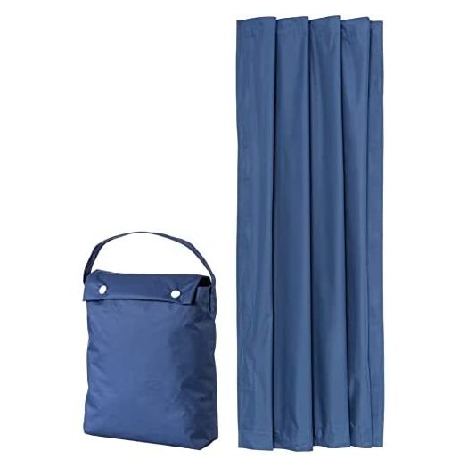 Amazon Basics Portable Window Blackout Curtain Shade with Suction Cups for Travel, Kids, and Baby Nursery - 50" x 78", Navy - 1-Pack