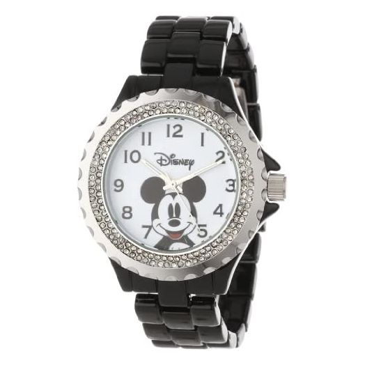 Disney Adult Enamel Sparkle Analog Quartz Bracelet Watch