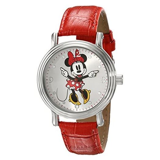 Disney Minnie Mouse Adult Vintage Articulating Hands Analog Quartz Watch