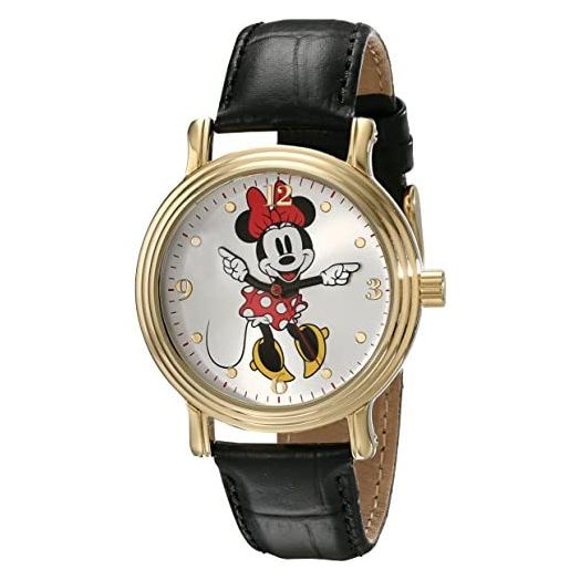 Disney Minnie Mouse Adult Vintage Articulating Hands Analog Quartz Watch