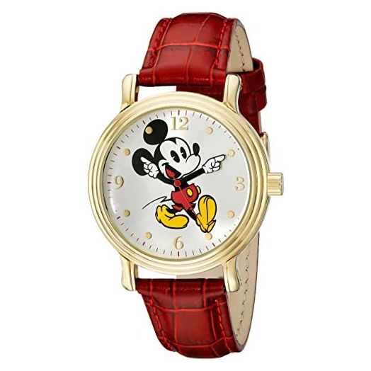 Disney Mickey Mouse Adult Vintage Articulating Hands Analog Quartz Watch