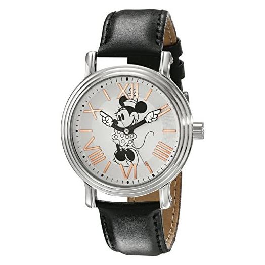 Disney Minnie Mouse Adult Vintage Articulating Hands Analog Quartz Watch