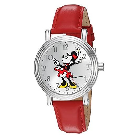 Disney Minnie Mouse Adult Vintage Articulating Hands Analog Quartz Watch