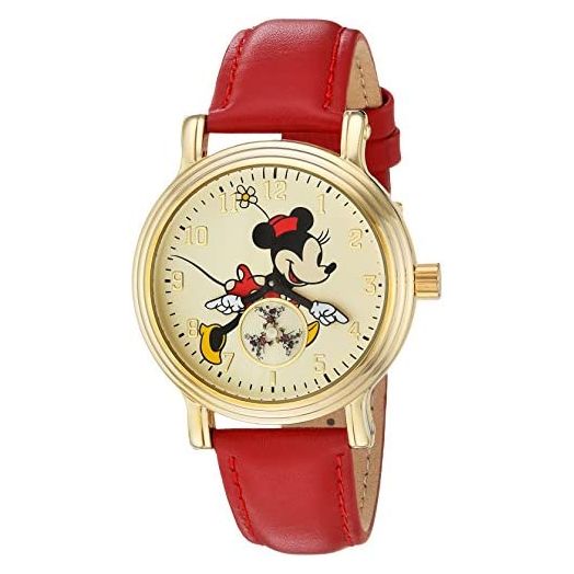 Disney Minnie Mouse Adult Vintage Articulating Hands Analog Quartz Watch