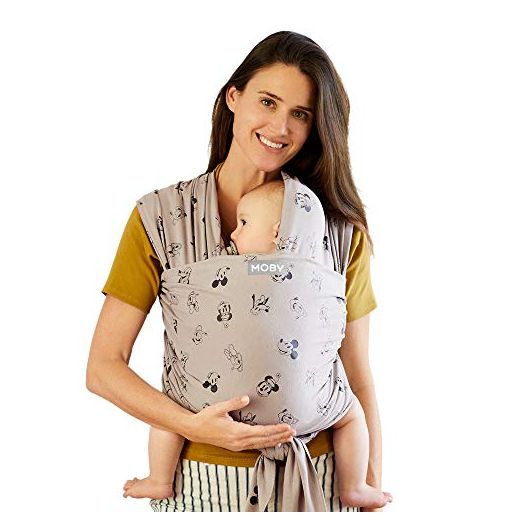 Moby Wrap Baby Carrier | Vintage Mickey & Friends | Baby Wrap Carrier for Newborns & Infants | #1 Baby Wrap | Keeps Baby Safe & Secure | Adjustable for All Body Types | Disney Baby