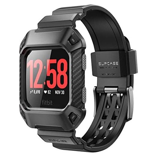 SUPCASE [Unicorn Beetle Pro] Rugged Buckle Case for Fitbit Ionic,Strap Replacement Bands for Fitbit Ionic Smartwatch