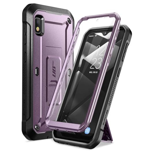 SUPCASE Unicorn Beetle Pro Series Designed for Samsung Galaxy A10e Case(2019 Release), Full-Body Rugged Holster & Kickstand Case with Built-in Screen Protector (Viote)