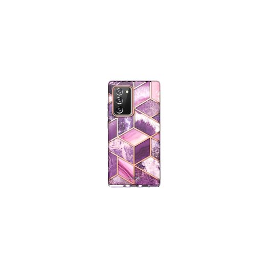 i-Blason Cosmo Series Case Designed for Galaxy Note 20 5G 6.7 inch (2020 Release), Protective Bumper Marble Design Without Built-in Screen Protector (Ameth)