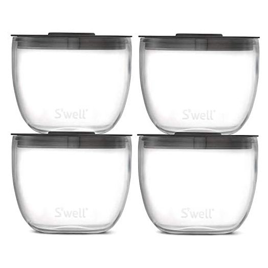 S'well Eats 2-in-1 Nesting Food Bowls, 10oz, Clear