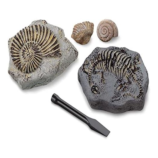 Discovery #MINDBLOWN Mini Fossil Dig Set, 2 Pack Excavation Kit, Interactive Archaeology Paleontology Experiment, Learn Science, Fun and Educational STEM Toy for Kids Ages 6 and Up