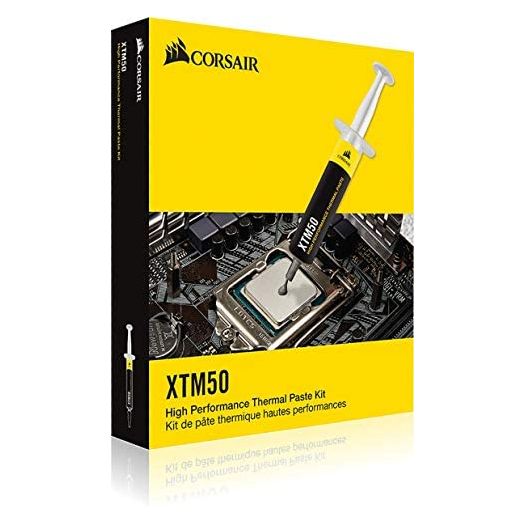 Corsair XTM50 High Performance Thermal Compound Paste | Ultra-Low Thermal Impedance CPU/GPU | 5 Grams | w/applicator