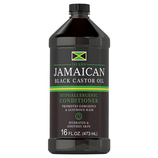 Carlyle Jamaican Black Castor Oil 16oz, Nourish Hair, Skin, and Nails, All Natural Hypoallergenic Conditioner