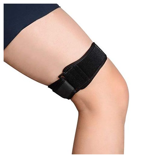 SupreGear IT Band Strap, Adjustable Iliotibial Band - Knee, Thigh, Hip & ITB Syndrome Support - Breathable Compression Wrap for Patellar Tendonitis and Osgood Schlatters, Stabilizer for Men and Women