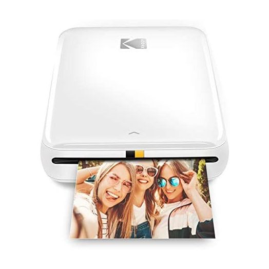 KODAK Step Wireless Mobile Photo Mini Printer (White) Compatible w/ iOS & Android, NFC & Bluetooth Devices